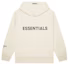 Order Fear of God ESSENTIALS 3D Silicon Applique Full Zip Up Hoodie Buttercream
