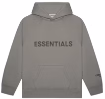 Fear of God ESSENTIALS 3D Silicon Applique Pullover Hoodie Gray Flannel/Charcoal Fear of God ESSENTIALS 3D Silicon Applique Pullover Hoodie Gray Flannel/Charcoal