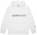 Fear of God ESSENTIALS 3D Silicon Applique Pullover Hoodie White