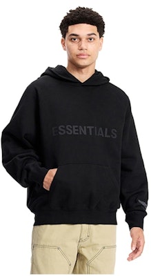 Fear of God ESSENTIALS 3D Silicon Applique Pullover Hoodie Dark Slate/Stretch Limo/Black Lookbook Fear of God ESSENTIALS 3D Silicon Applique Pullover Hoodie Dark Slate/Stretch Limo/Black