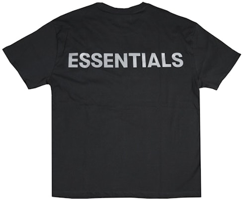 Fear of God ESSENTIALS 3M Logo Boxy T-Shirt Black/White Order Fear of God ESSENTIALS 3M Logo Boxy T-Shirt Black/White