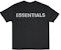 Fear of God ESSENTIALS 3M Logo Boxy T-Shirt Black/White