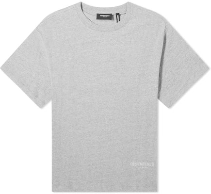 Fear of God ESSENTIALS 3M Logo Boxy T-Shirt Dark Heather Grey/Black Buy Fear of God ESSENTIALS 3M Logo Boxy T-Shirt Dark Heather Grey/Black