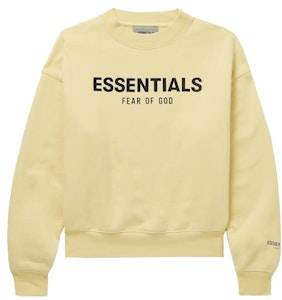 Fear of God ESSENTIALS Mr. Porter 獨家標誌印花棉混紡運動衫 '奶油色' (童裝) Buy Fear of God ESSENTIALS Mr. Porter 獨家標誌印花棉混紡運動衫 '奶油色' (童裝)