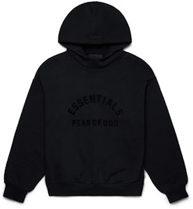 Fear of God Essentials Arch Logo Hoodie Jet Black 192SP232050F Buy Fear of God Essentials Arch Logo Hoodie Jet Black 192SP232050F