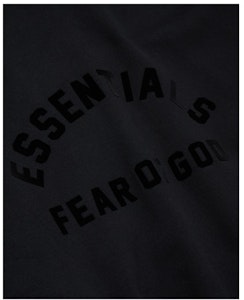 Fear of God Essentials Arch Logo Hoodie Jet Black 192SP232050F Order Fear of God Essentials Arch Logo Hoodie Jet Black 192SP232050F