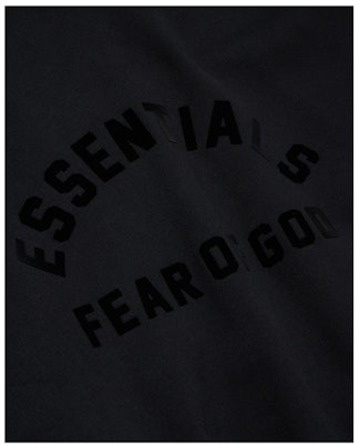 Fear of God Essentials Arch Logo Hoodie Jet Black Order Fear of God Essentials Arch Logo Hoodie Jet Black