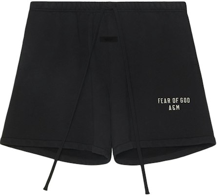 Fear of God Essentials Black Heavy Fleece Soccer Sweat Shorts - Meteor Black. 160HO244310F Buy Fear of God Essentials Black Heavy Fleece Soccer Sweat Shorts - Meteor Black. 160HO244310F