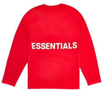 피어오브갓 에센셜 박시 로고 긴팔티 (레드)
Buy 피어오브갓 에센셜 박시 로고 긴팔티 (레드)