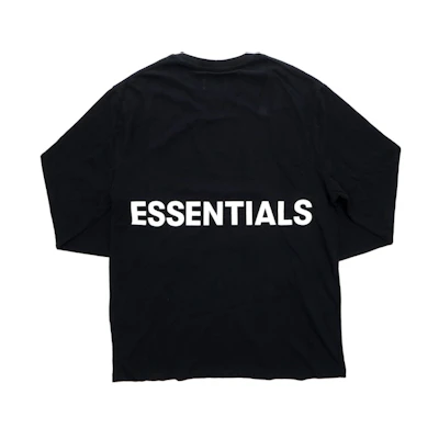 FOG ESSENTIALS Boxy Graphic Long Sleeve T-Shirt Black