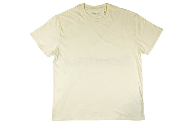 Fear of God ESSENTIALS Boxy Graphic T-Shirt Cream