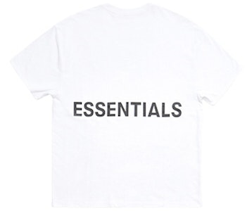 Fear of God ESSENTIALS Boxy Graphic T-Shirt White Order Fear of God ESSENTIALS Boxy Graphic T-Shirt White