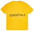 Order Fear of God ESSENTIALS 宽松盒形印花T恤 黄色