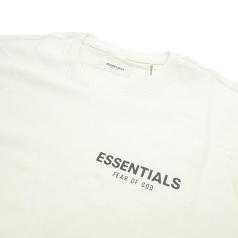FOG ESSENTIALS Boxy Logo T-Shirt Cream 圖 3
