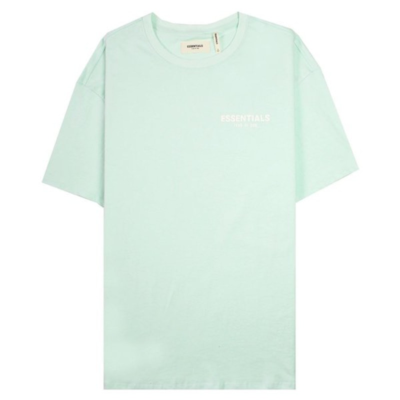 Fear of God ESSENTIALS Boxy Logo T-Shirt Mint