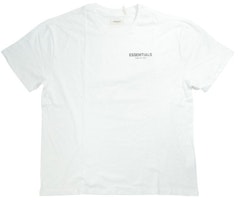 Fear of God ESSENTIALS Boxy Logo T-Shirt White Fear of God ESSENTIALS Boxy Logo T-Shirt White
