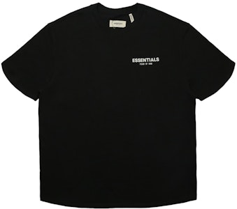 Fear of God ESSENTIALS Kaos Foto Boxy Hitam Buy Fear of God ESSENTIALS Kaos Foto Boxy Hitam