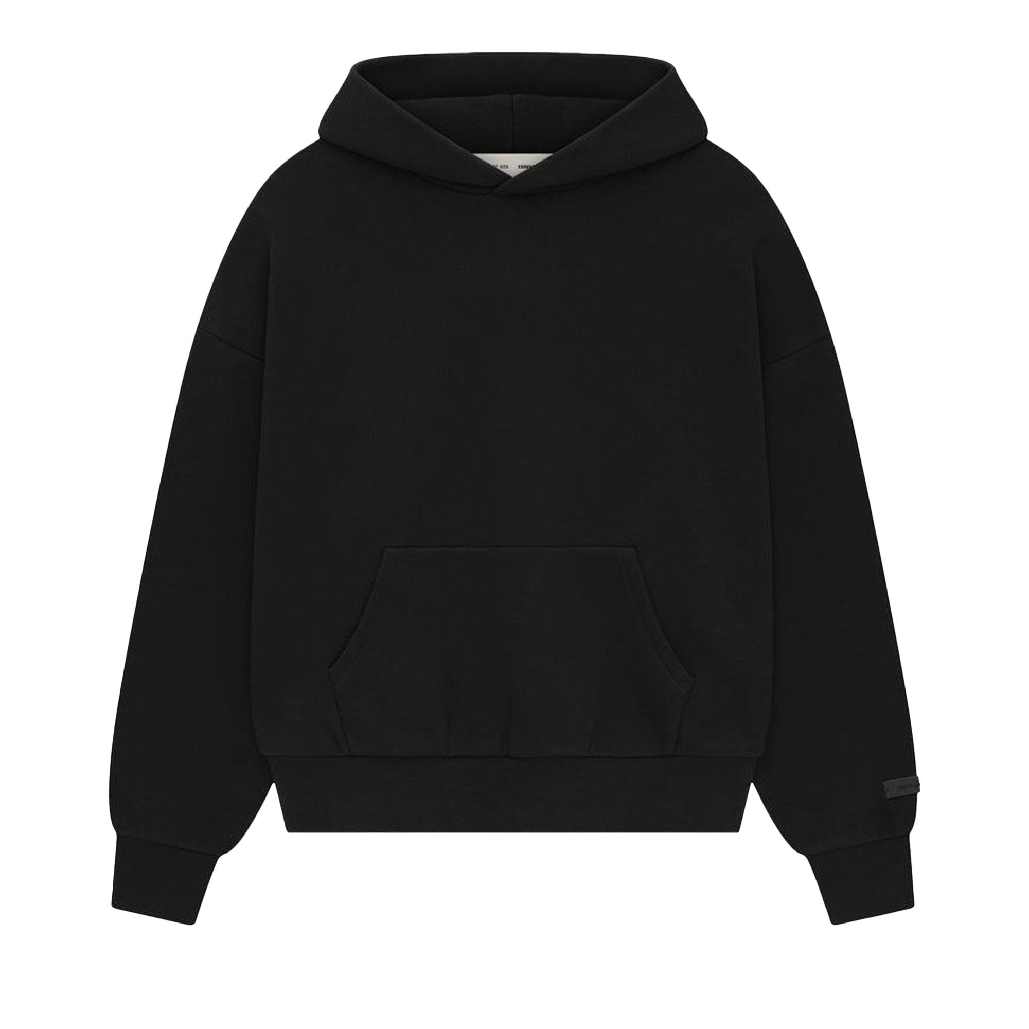 Fear of God Essentials Classic Fit Fleece Hoodie 'Jet Black'