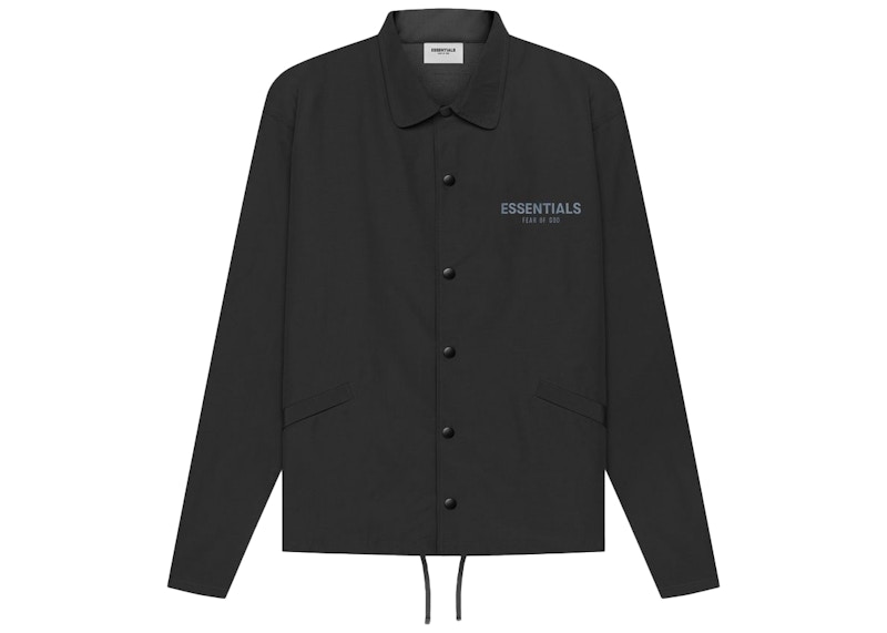 Fear of God ESSENTIALS Coaches Jacket Black