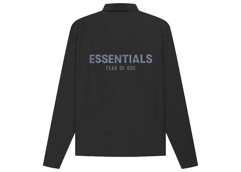 Order 恐惧上帝 ESSENTIALS 教练夹克 黑色