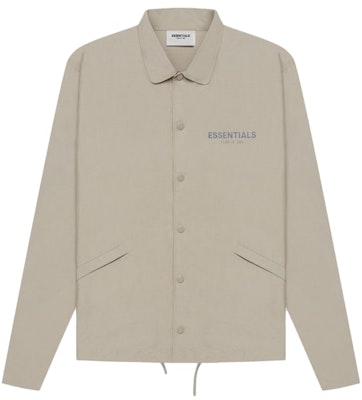 Fear of God ESSENTIALS Coaches Jacket Moss Buy Fear of God ESSENTIALS Coaches Jacket Moss