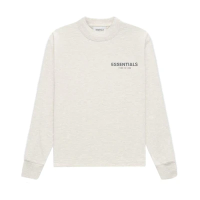 FOG ESSENTIALS Core Collection L/S T-shirt Light Heather Oatmeal (Kids)