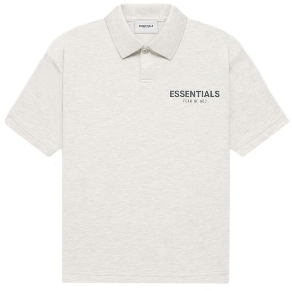 fear-of-god-essentials-core-collection-polo-light-heather-oatmeal-kids