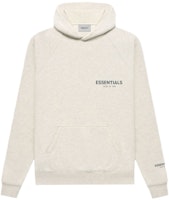Fear of God ESSENTIALS Core Collection Pullover Hoodie Light Heather Oatmeal Fear of God ESSENTIALS Core Collection Pullover Hoodie Light Heather Oatmeal