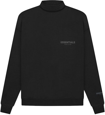 Fear of God ESSENTIALS Core Collection Pullover Mockneck Stretch Limo Buy Fear of God ESSENTIALS Core Collection Pullover Mockneck Stretch Limo