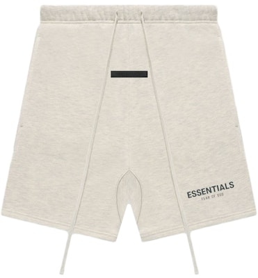 Fear of God ESSENTIALS Core Collection Sweatshort Light Heather Oatmeal Buy Fear of God ESSENTIALS Core Collection Sweatshort Light Heather Oatmeal