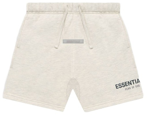 Fear of God ESSENTIALS Core Collection Sweatshort Light Heather Oatmeal (Kids) Buy Fear of God ESSENTIALS Core Collection Sweatshort Light Heather Oatmeal (Kids)