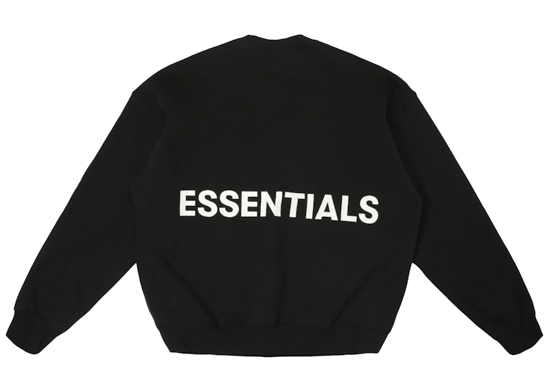 Order Fear of God ESSENTIALS Crew Neck Sweatshirt Black