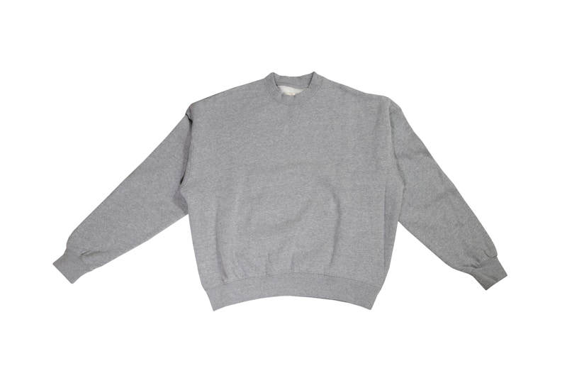 Fear of God ESSENTIALS Crew Neck Sweatshirt Grey/White