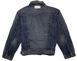 Fear of God ESSENTIALS Denim Trucker Jacket Indigo Fear of God ESSENTIALS Denim Trucker Jacket Indigo