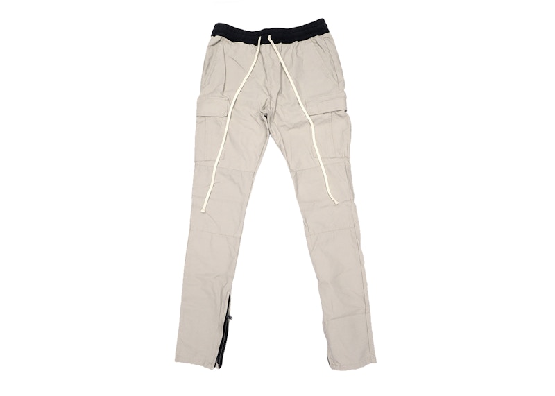 Fear of God ESSENTIALS Drawstring Cargo Pants Silver Grey