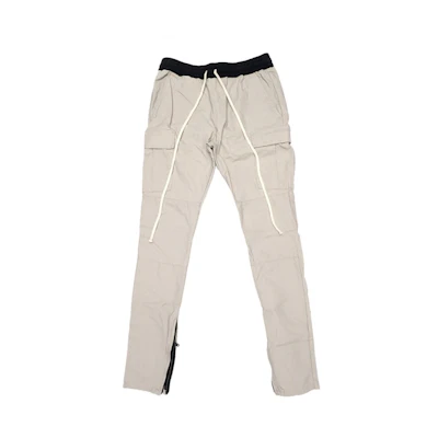 FOG ESSENTIALS Drawstring Cargo Pants Silver Grey