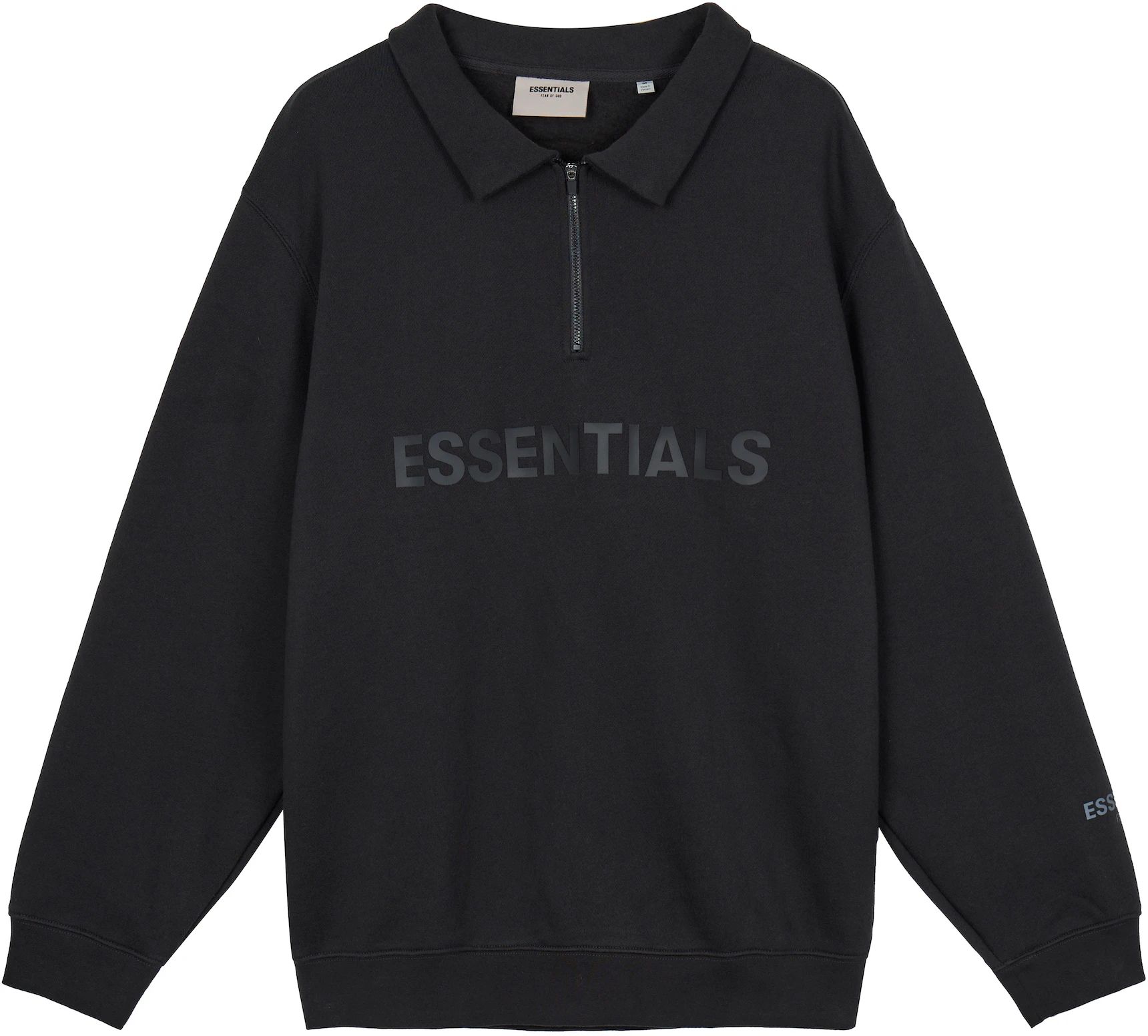 fear-of-god-essentials-fw-20-black-half-zip-pullover-heavyweight-sweatshirt-unisex-192250500211001