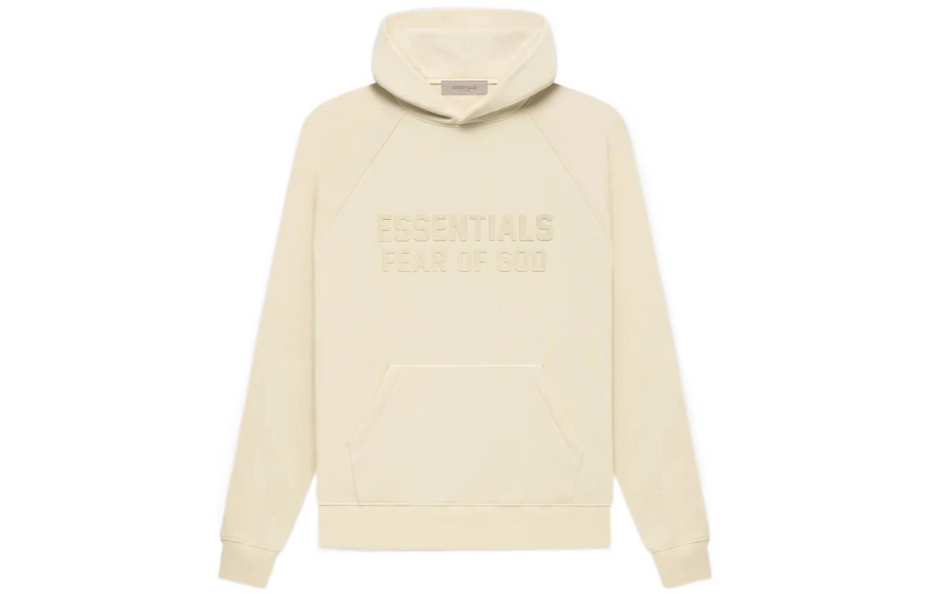 FOG Essentials FW22 Hoodie Eggshell White Pullover Unisex Heavyweight FOG-FW22-451