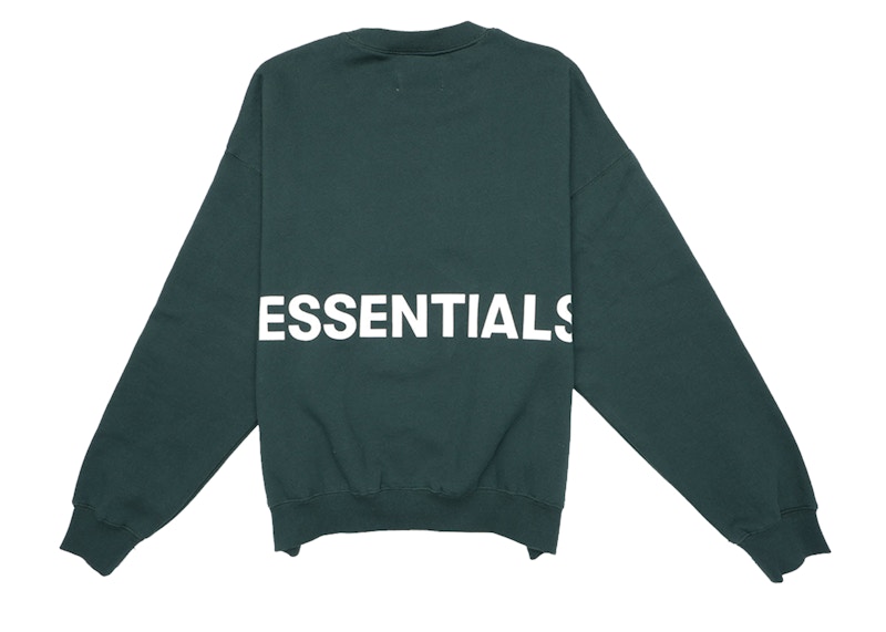 FOG ESSENTIALS Graphic Pullover Crew Neck Sweatshirt Green 圖 2