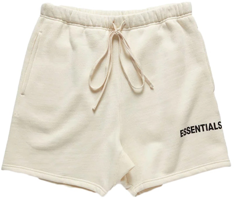 fear-of-god-essentials-graphic-sweat-shorts-cream