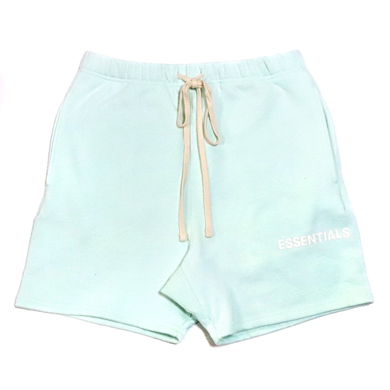Fear of God ESSENTIALS Graphic Sweat Shorts Mint