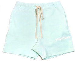 Fear of God ESSENTIALS Graphic Sweat Shorts Mint Fear of God ESSENTIALS Graphic Sweat Shorts Mint