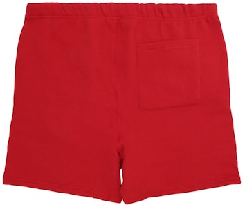 恐懼之神 ESSENTIALS 圖案運動短褲 紅色 Order 恐懼之神 ESSENTIALS 圖案運動短褲 紅色