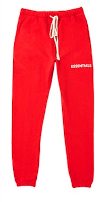 Seluar Jogger Fear of God ESSENTIALS Grafik Merah Buy Seluar Jogger Fear of God ESSENTIALS Grafik Merah