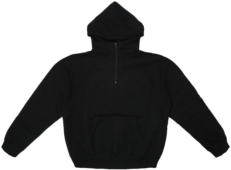 fear-of-god-essentials-half-zip-pullover-hoodie-black