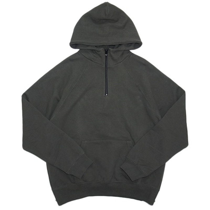 Buy Sudadera Fear of God ESSENTIALS Half Zip Hoodie Raven.