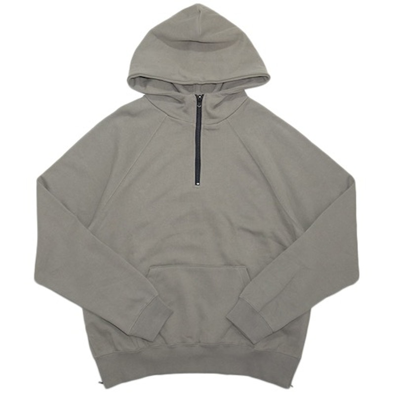 Buy 靈魂恐懼 ESSENTIALS 半拉鍊連帽衫 野鴿灰