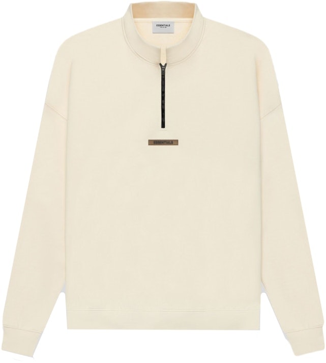 fear-of-god-essentials-half-zip-sweater-cream-buttercream