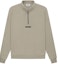 Buy Fear of God ESSENTIALS Half Zip Sweater Moss/Goat