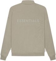 Fear of God ESSENTIALS Half Zip Sweater Moss/Goat Pria Original 192SP212045F Order Fear of God ESSENTIALS Half Zip Sweater Moss/Goat Pria Original 192SP212045F